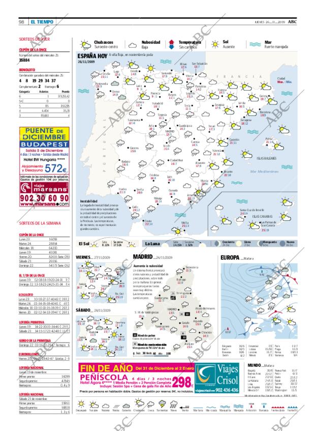 ABC MADRID 26-11-2009 página 98