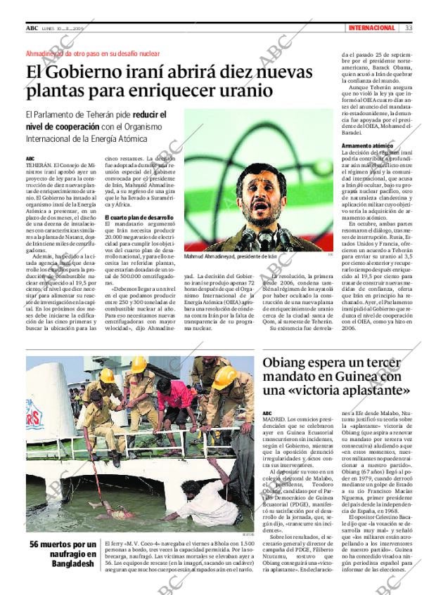 ABC CORDOBA 30-11-2009 página 33