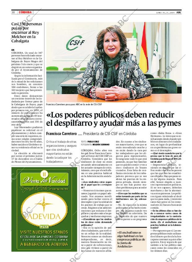 ABC CORDOBA 30-11-2009 página 38