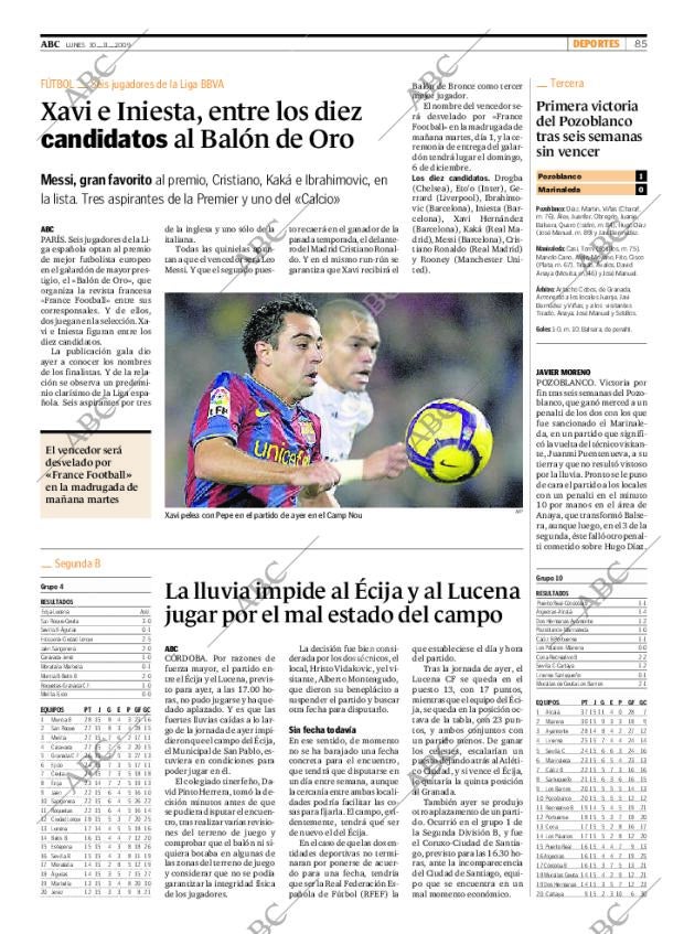 ABC CORDOBA 30-11-2009 página 85
