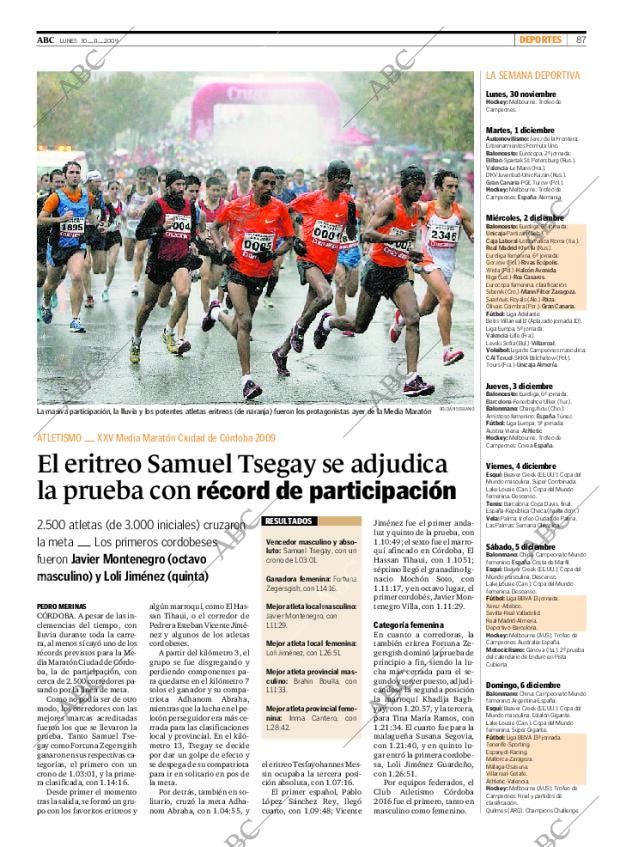ABC CORDOBA 30-11-2009 página 87