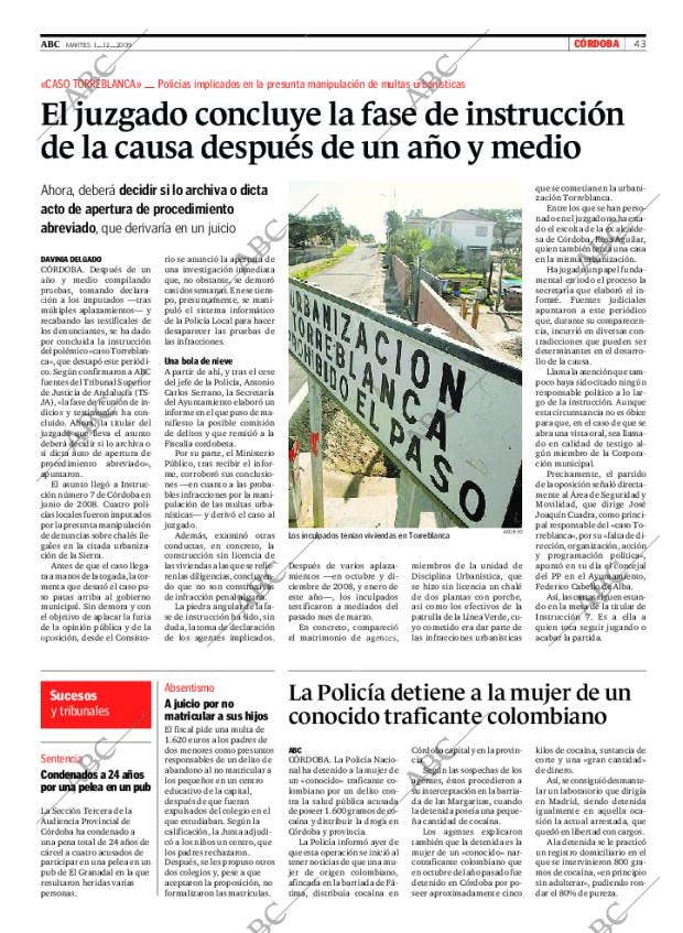 ABC CORDOBA 01-12-2009 página 43