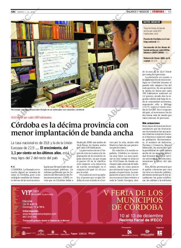 ABC CORDOBA 01-12-2009 página 45