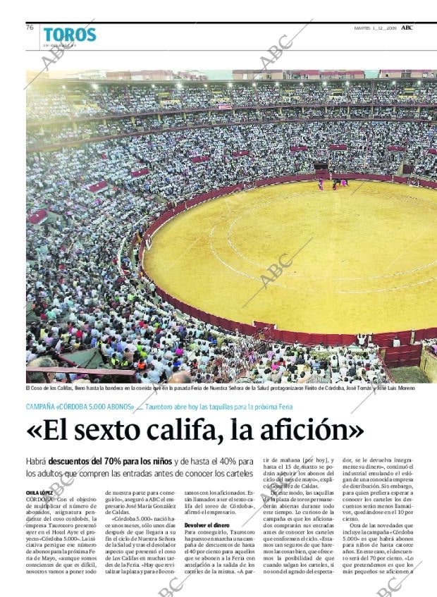 ABC CORDOBA 01-12-2009 página 76