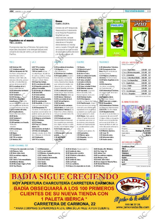 ABC SEVILLA 01-12-2009 página 101