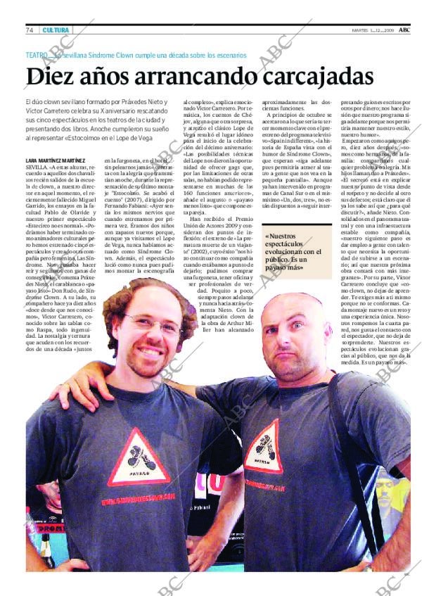 ABC SEVILLA 01-12-2009 página 74