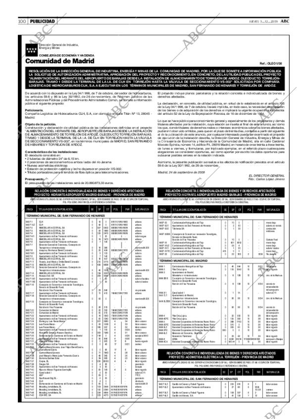 ABC MADRID 03-12-2009 página 100
