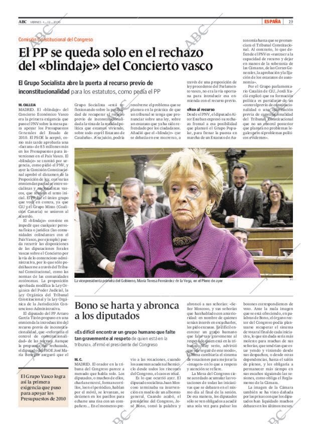 ABC MADRID 04-12-2009 página 19