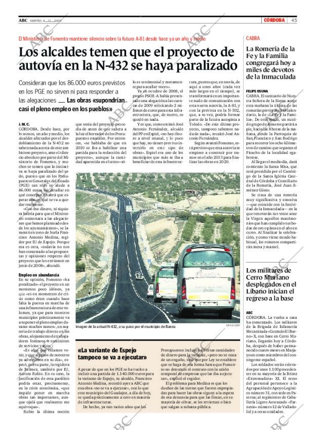 ABC CORDOBA 08-12-2009 página 45