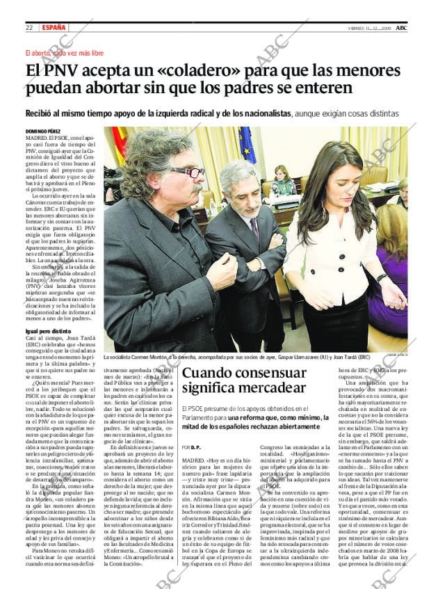 ABC MADRID 11-12-2009 página 22