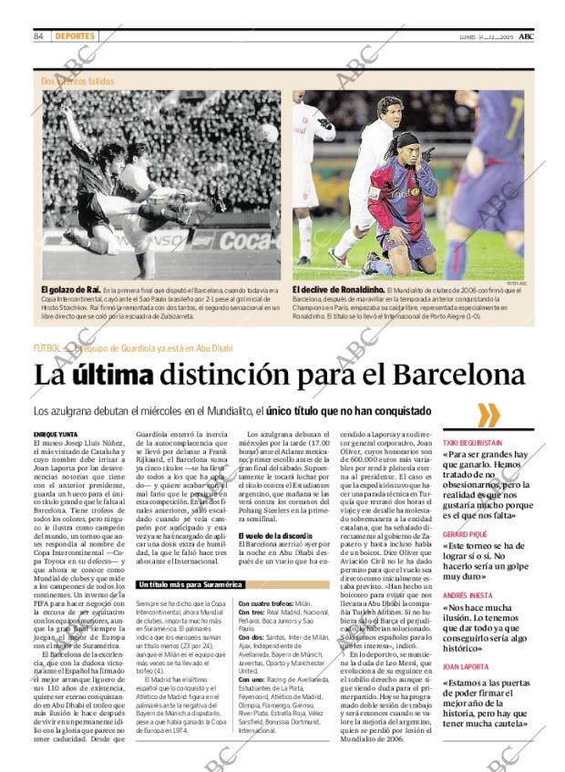 ABC MADRID 14-12-2009 página 84