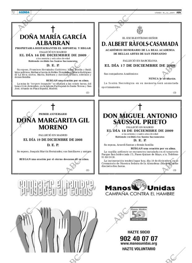 ABC MADRID 19-12-2009 página 74