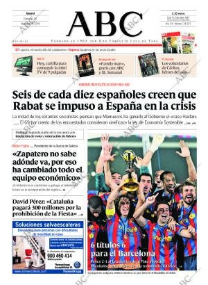 ABC MADRID 20-12-2009 página 1