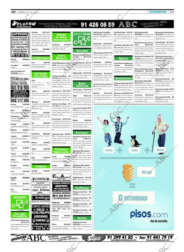 ABC MADRID 20-12-2009 página 105
