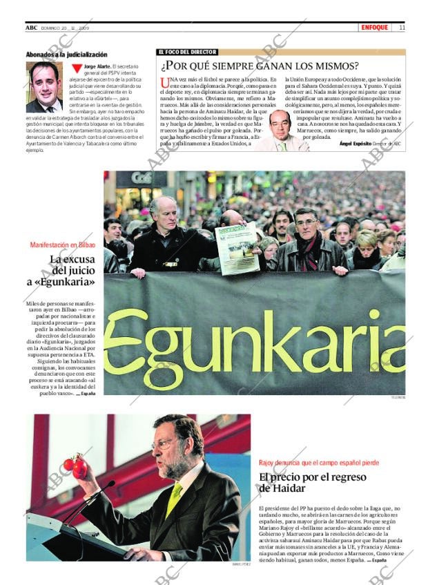 ABC MADRID 20-12-2009 página 11