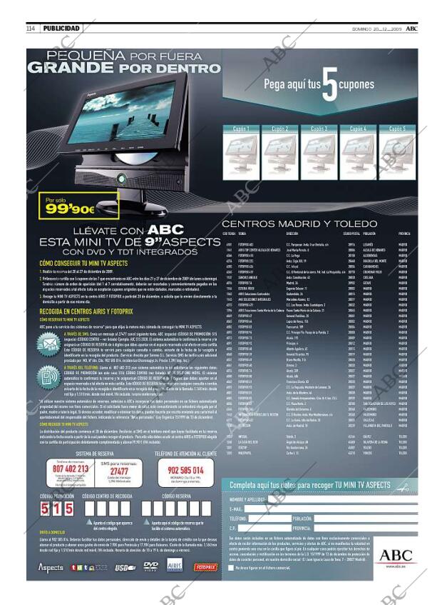 ABC MADRID 20-12-2009 página 114