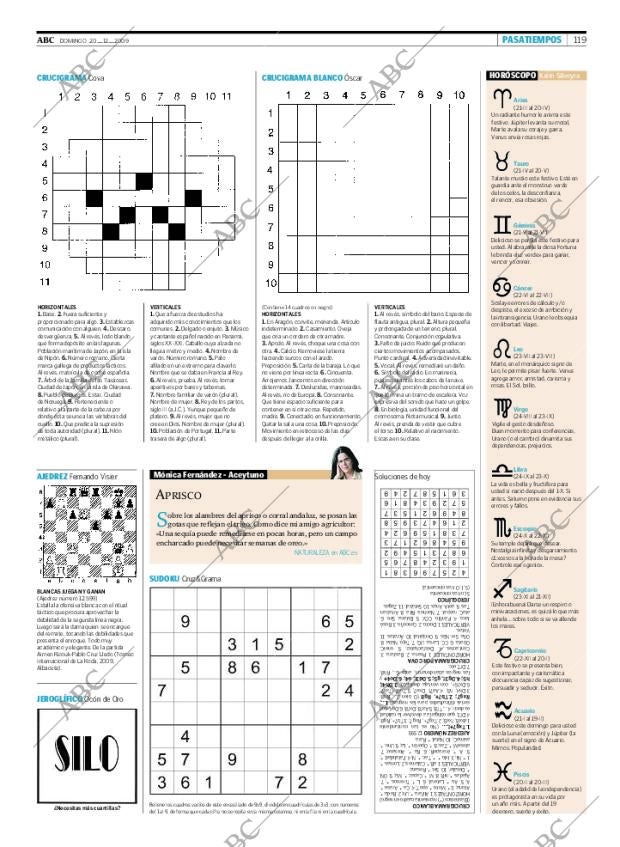 ABC MADRID 20-12-2009 página 119
