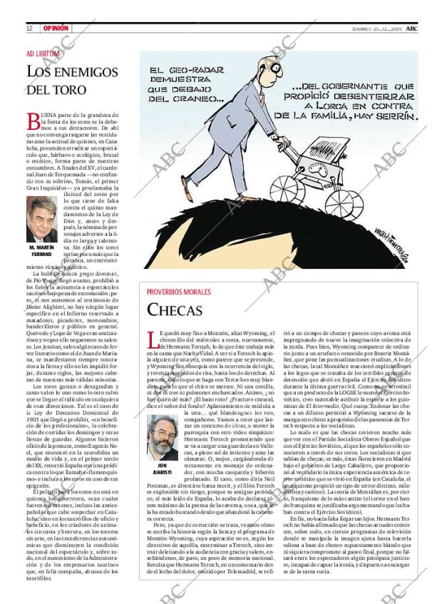 ABC MADRID 20-12-2009 página 12
