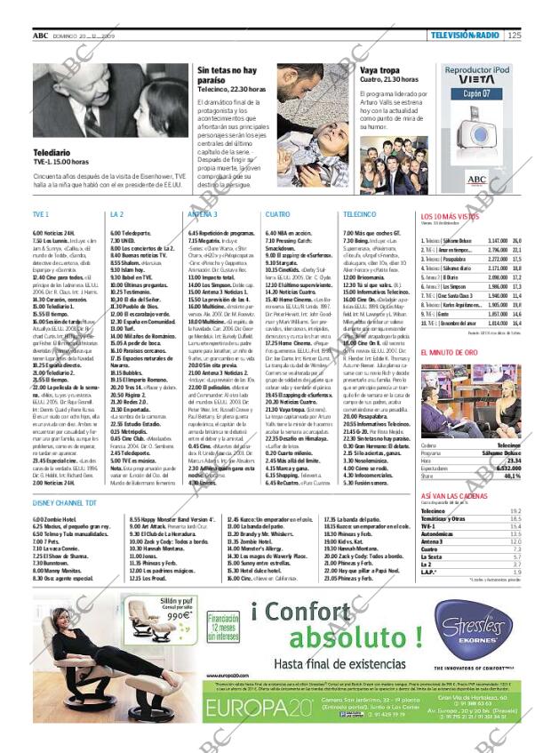 ABC MADRID 20-12-2009 página 125