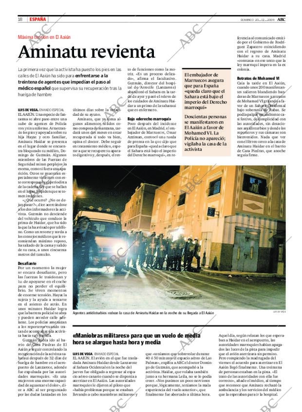 ABC MADRID 20-12-2009 página 18