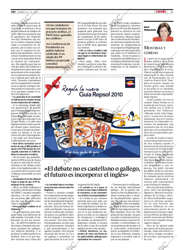 ABC MADRID 20-12-2009 página 21