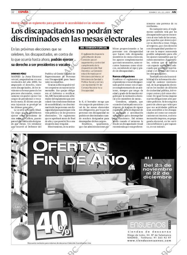 ABC MADRID 20-12-2009 página 32