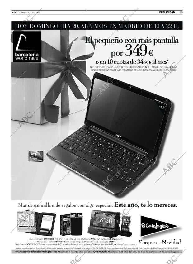 ABC MADRID 20-12-2009 página 39