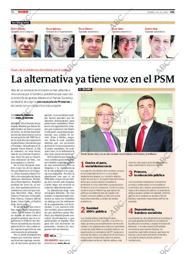 ABC MADRID 20-12-2009 página 56