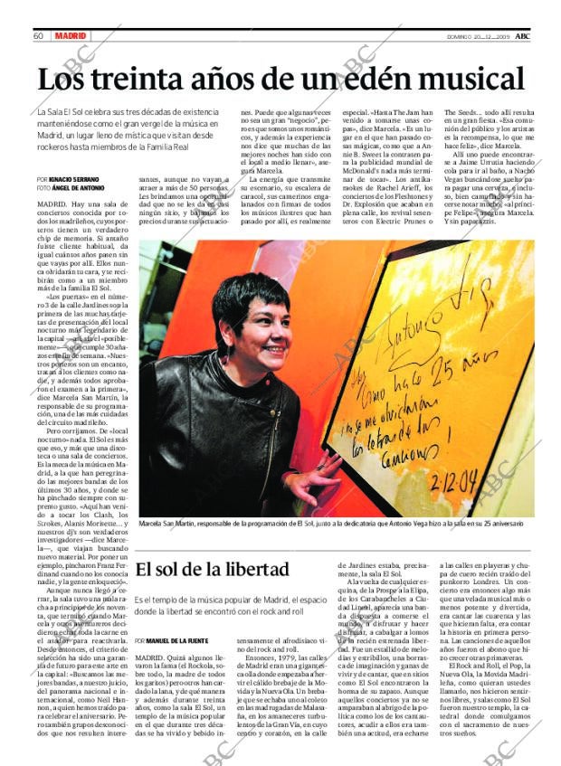 ABC MADRID 20-12-2009 página 60