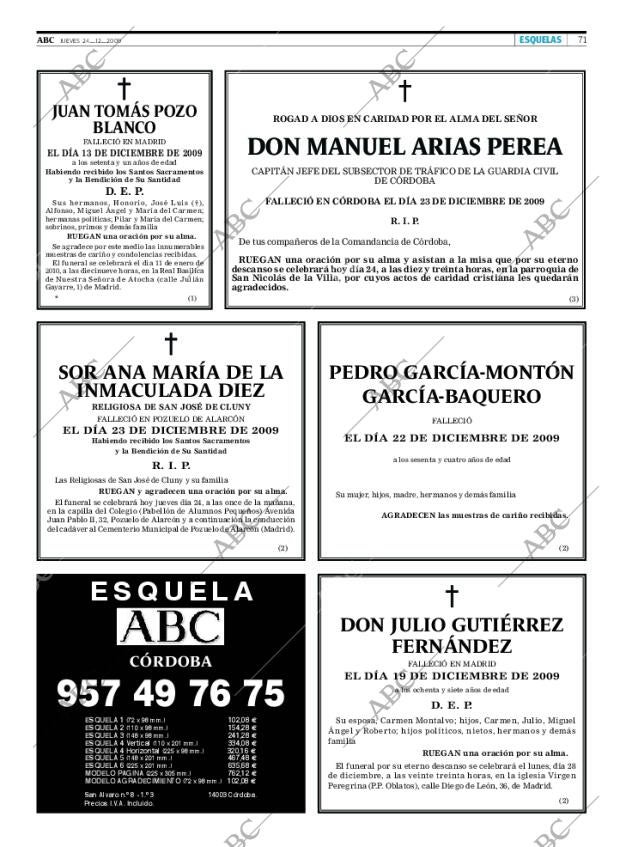 ABC CORDOBA 24-12-2009 página 71