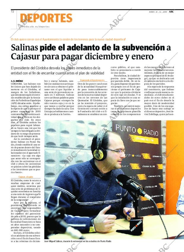ABC CORDOBA 24-12-2009 página 72