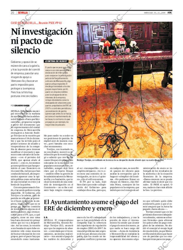 ABC SEVILLA 30-12-2009 página 20