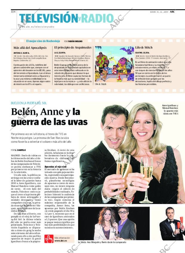 ABC MADRID 31-12-2009 página 104