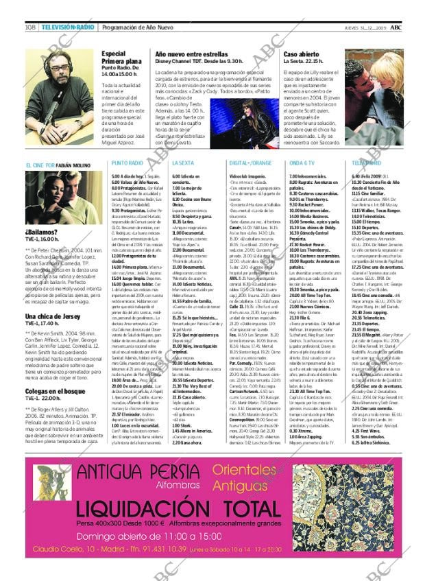 ABC MADRID 31-12-2009 página 108
