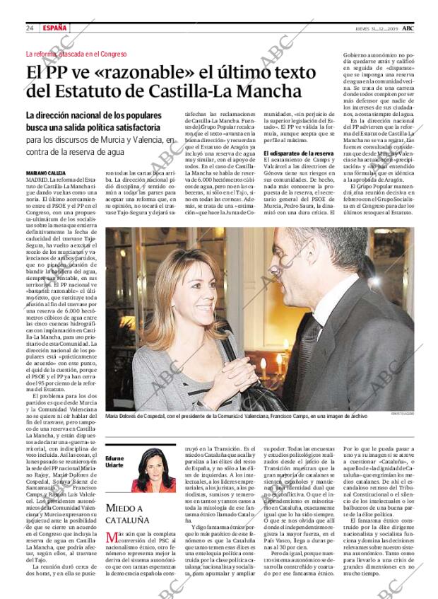 ABC MADRID 31-12-2009 página 24