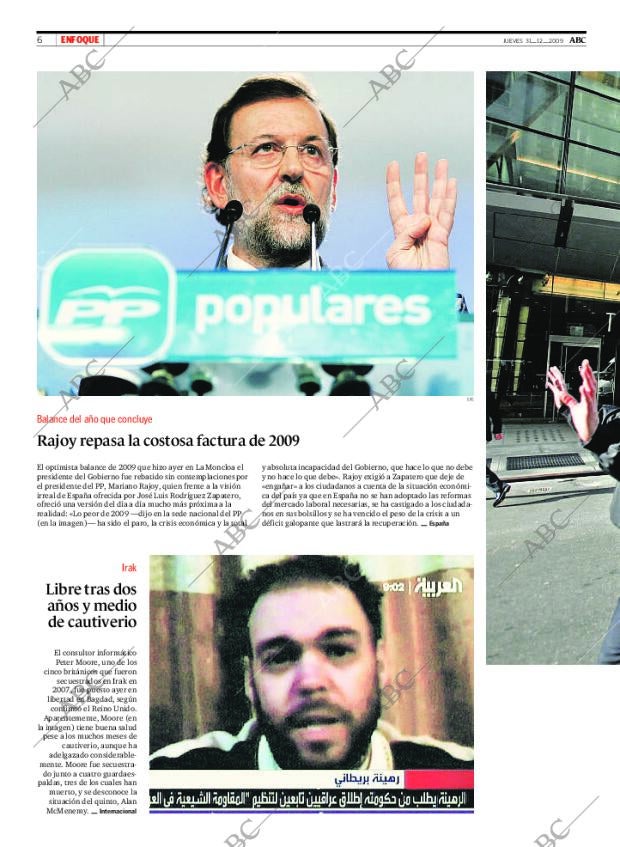 ABC MADRID 31-12-2009 página 6