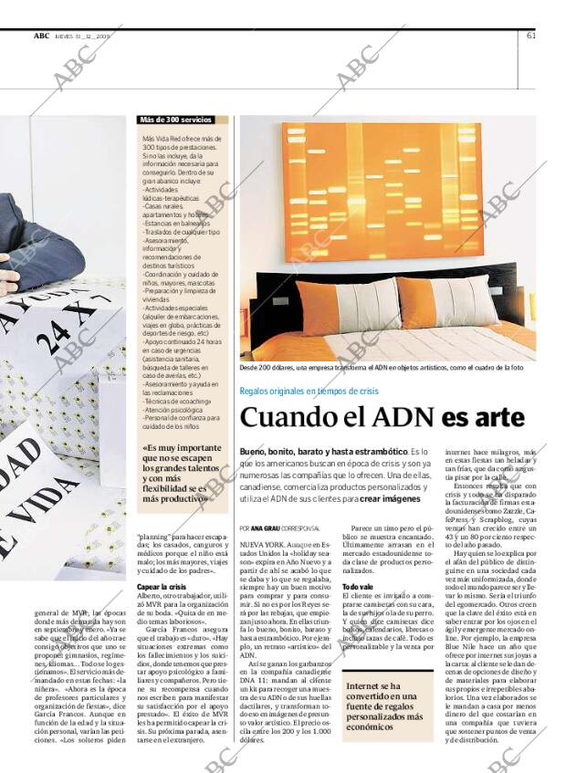 ABC MADRID 31-12-2009 página 61