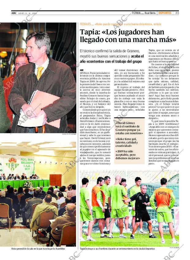 ABC SEVILLA 31-12-2009 página 85
