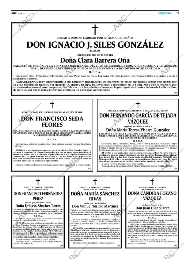 ABC SEVILLA 04-01-2010 página 71