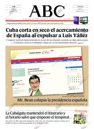 ABC SEVILLA 05-01-2010 página 1