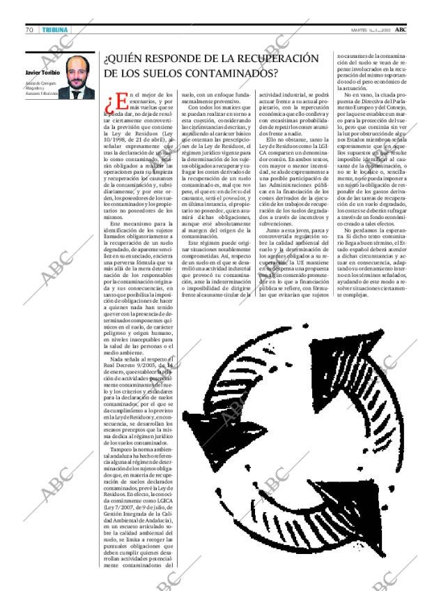 ABC SEVILLA 05-01-2010 página 70