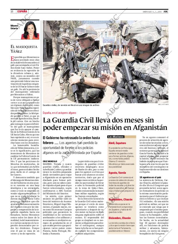 ABC MADRID 06-01-2010 página 18