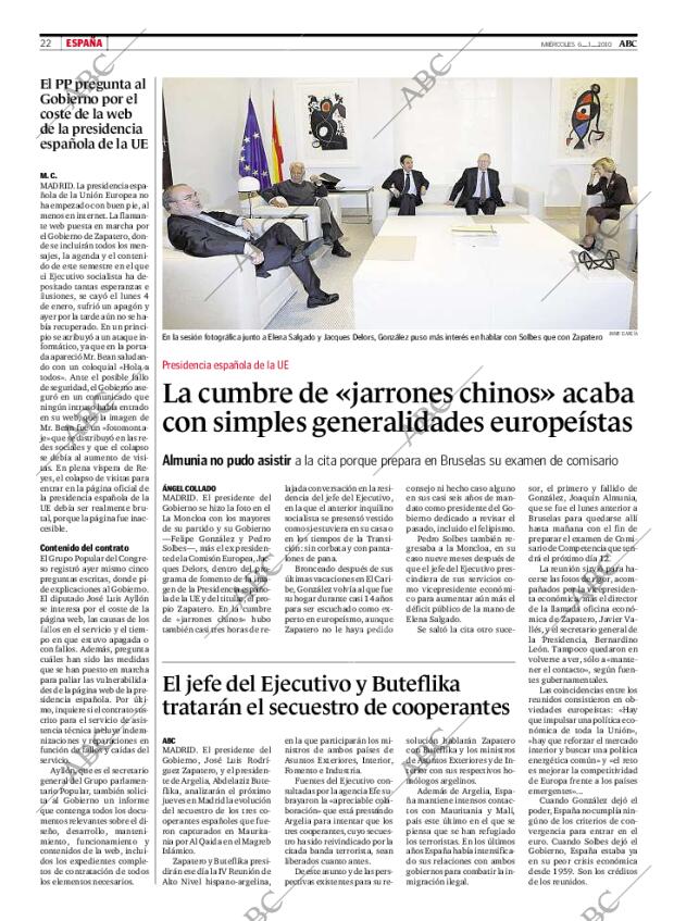 ABC MADRID 06-01-2010 página 22