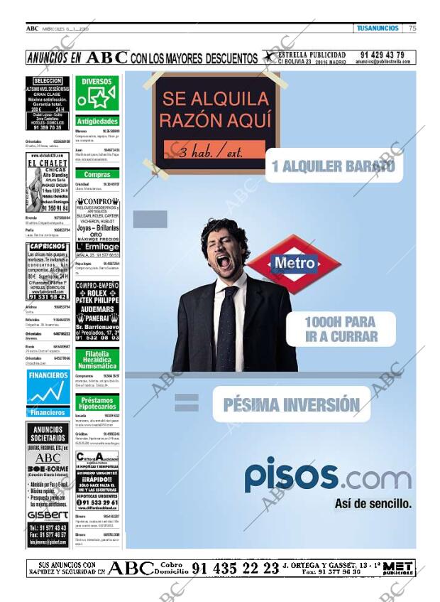 ABC MADRID 06-01-2010 página 75