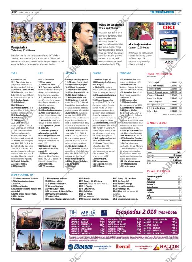 ABC MADRID 06-01-2010 página 87