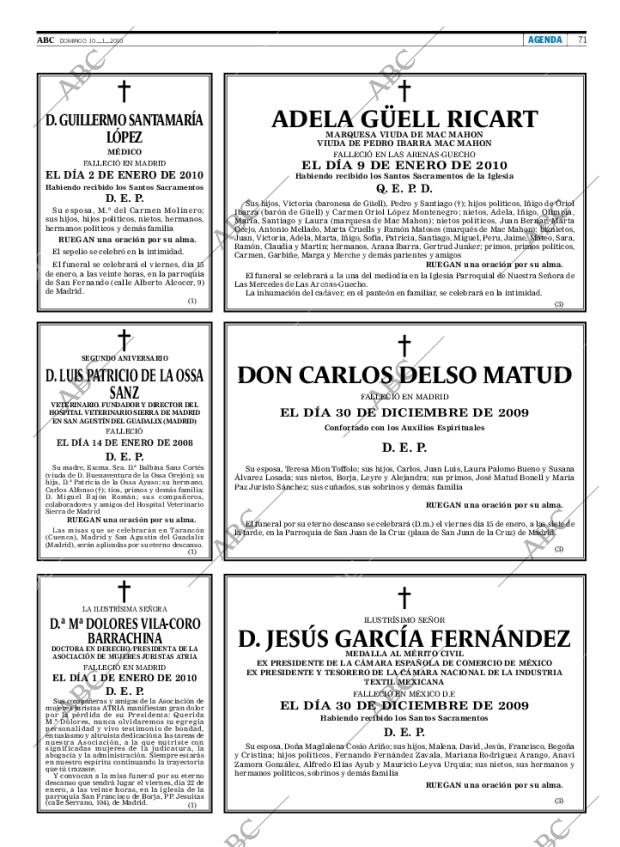ABC MADRID 10-01-2010 página 71