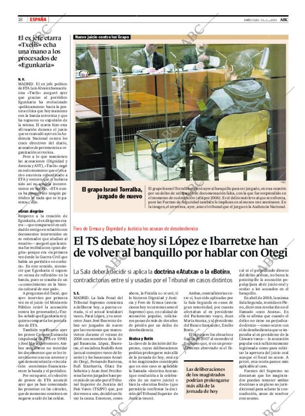ABC MADRID 13-01-2010 página 18