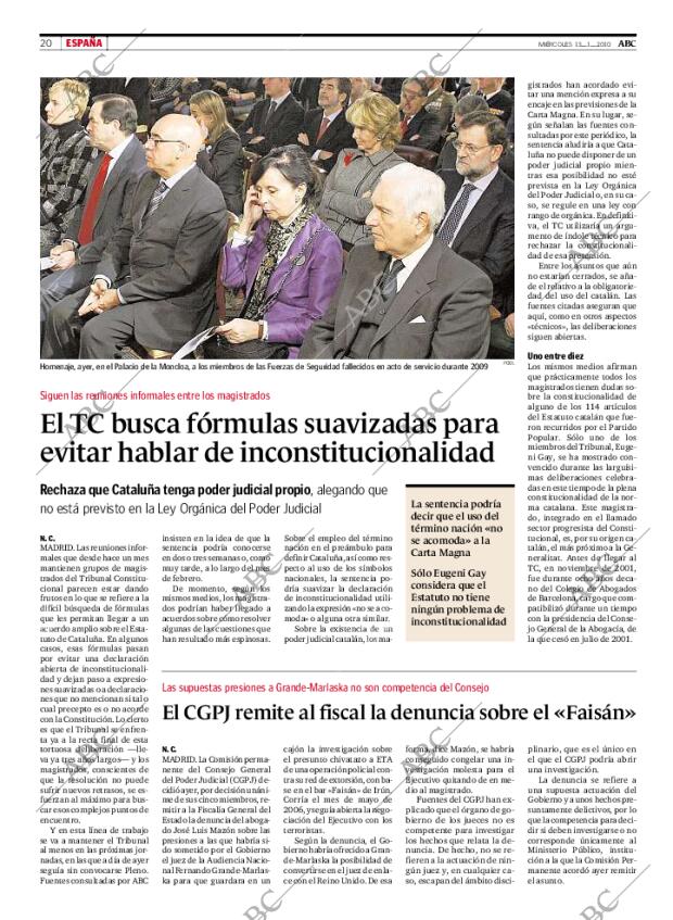 ABC MADRID 13-01-2010 página 20