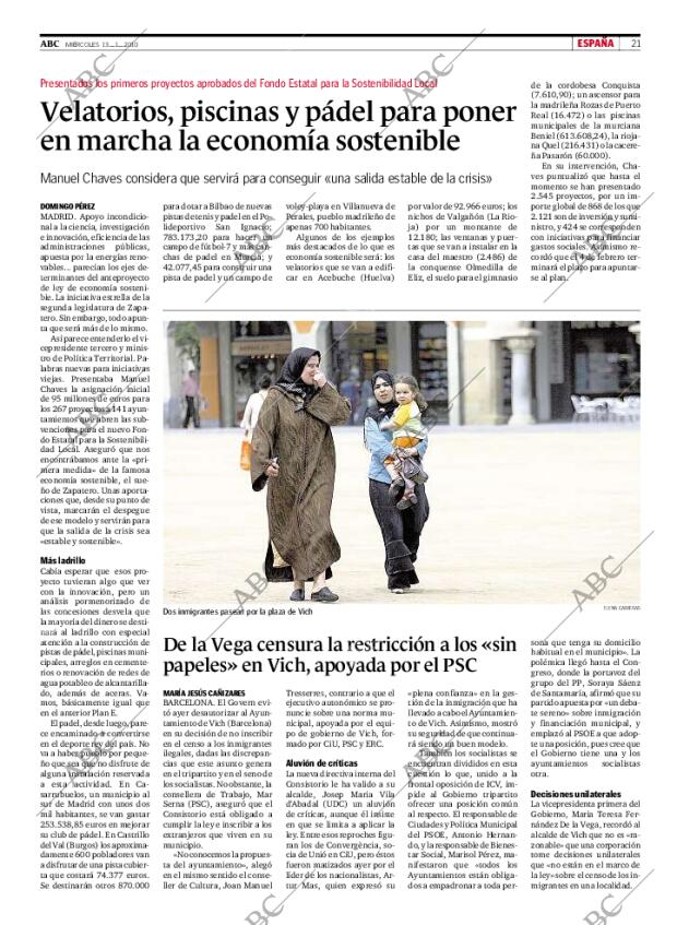 ABC MADRID 13-01-2010 página 21