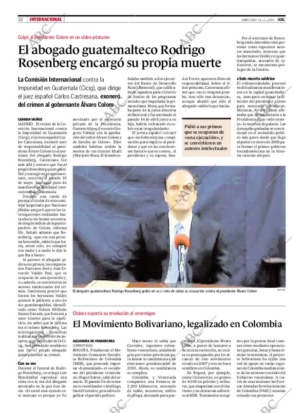 ABC MADRID 13-01-2010 página 32